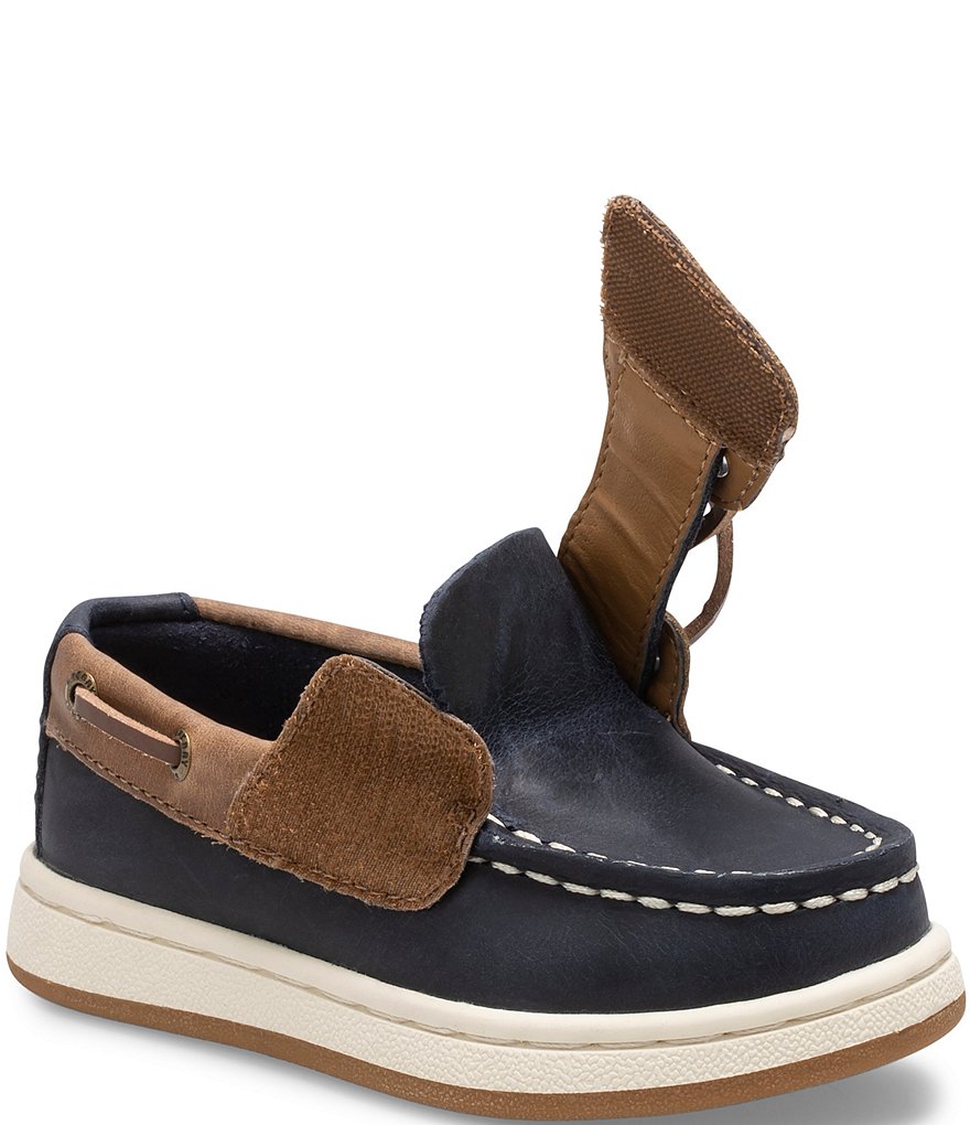 Sperry Boys' Sperry Cup II Leather Jr Boat Shoes (Toddler)