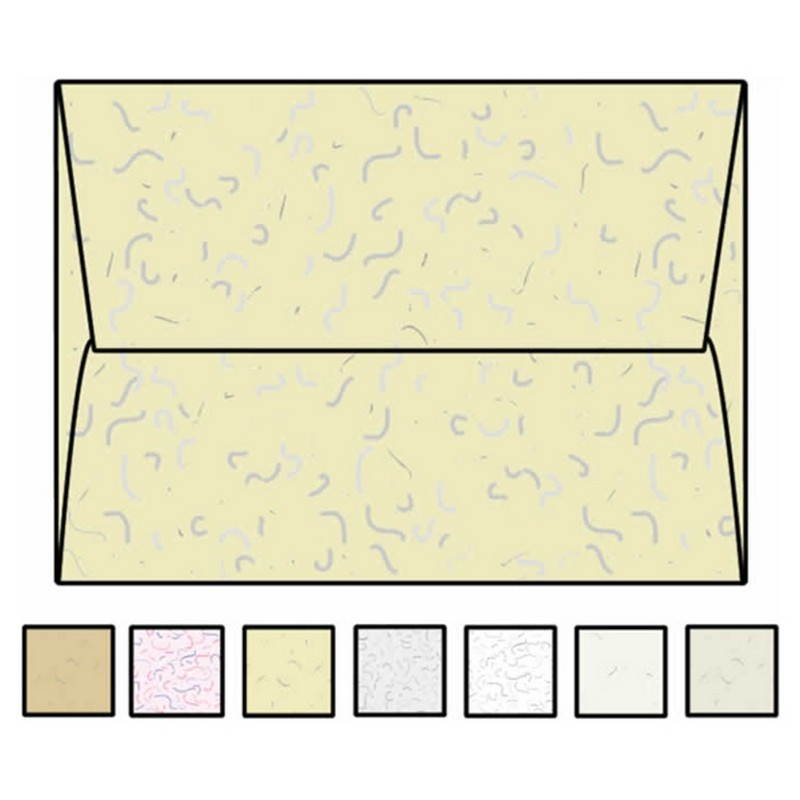 #A-2 Announcement Envelopes, 4-3/8" x 5-3/4", 24#, Recycled, Fiber-Added, Whitecliff, Square Flaps (Box of 500)