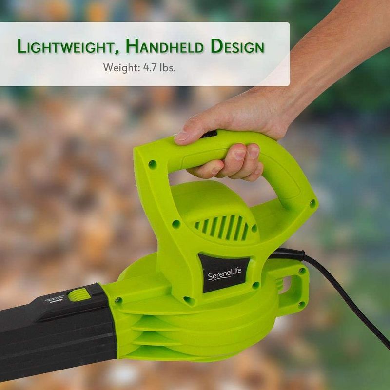 Black & Decker BV6000 12 Amp High Performance Two Speed Handheld Electric Mulcher Blower Vac