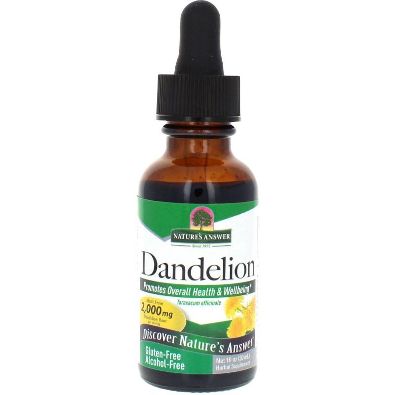 Nature's Answer Supports Healthy Liver Function, Dandelion Root-1oz