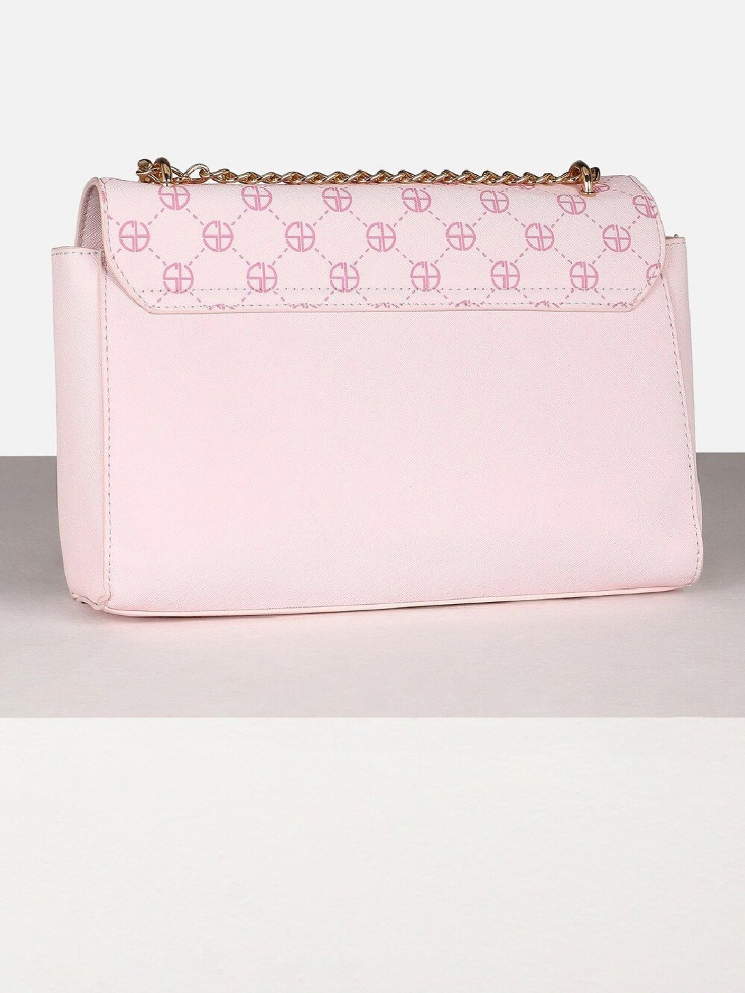 Allen Solly Pink Printed Sling Handbag