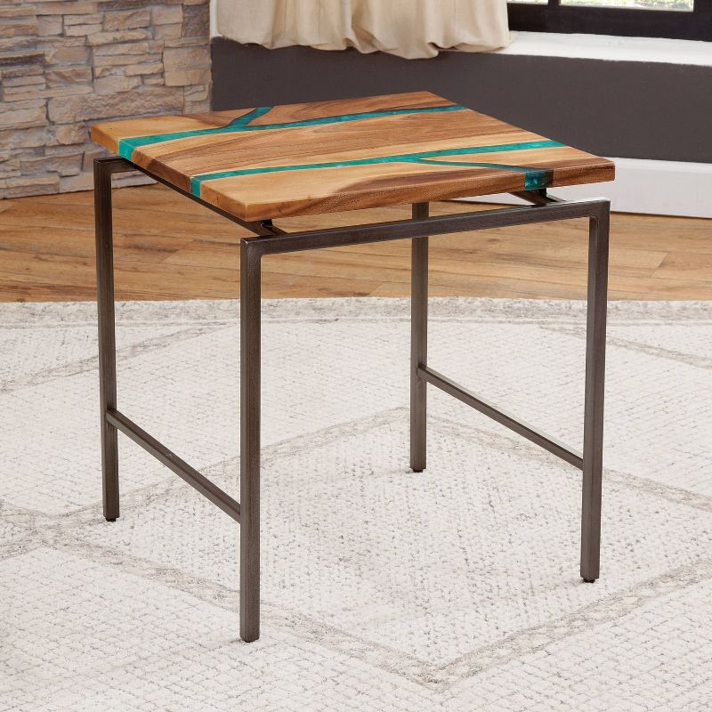 Tamra End Table Metal Brown - Steve Silver Co.