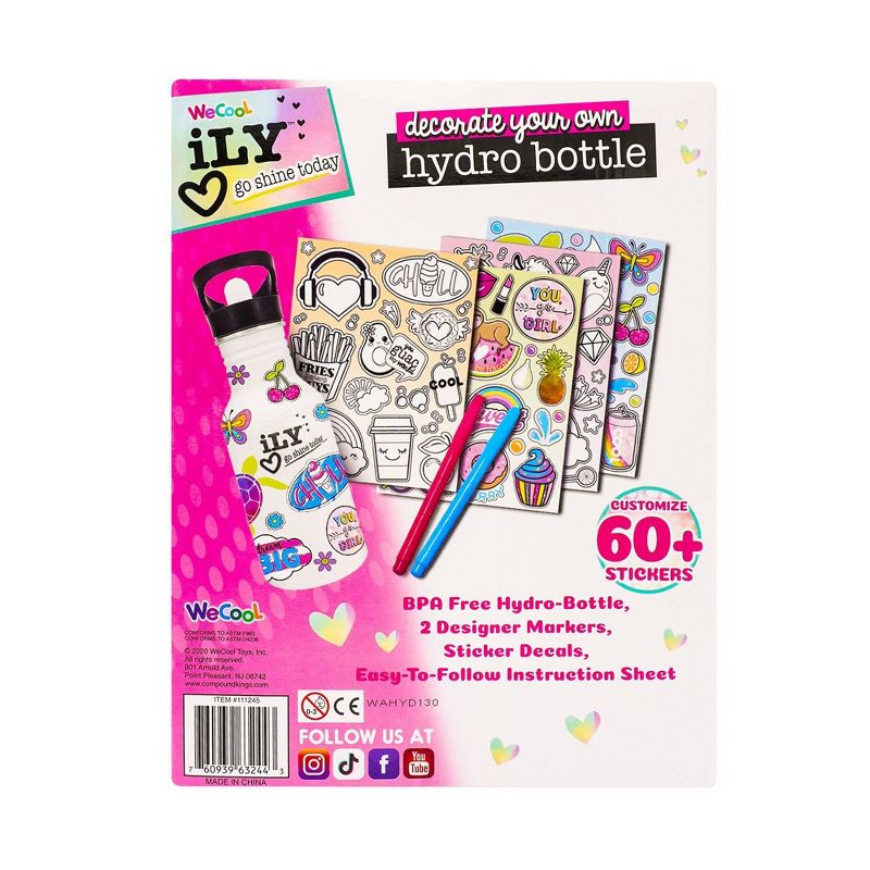 Activity Kings iLY Color Your Own Hydro Bottle