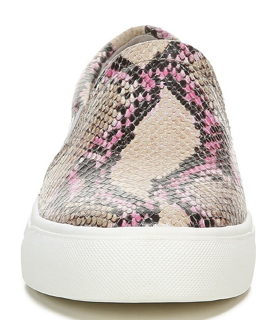 Naturalizer Aileen Snake Print Leather Slip-On Sneakers