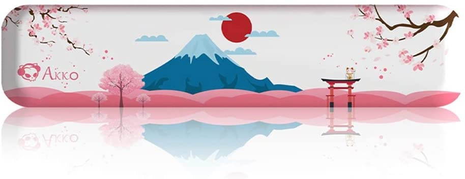 EPOMAKER AKKO World Tour TKL Wrist Rest with Antislip Bottom, Memory Foam, Smooth Fiber Material for Keyboard (TKL Size)