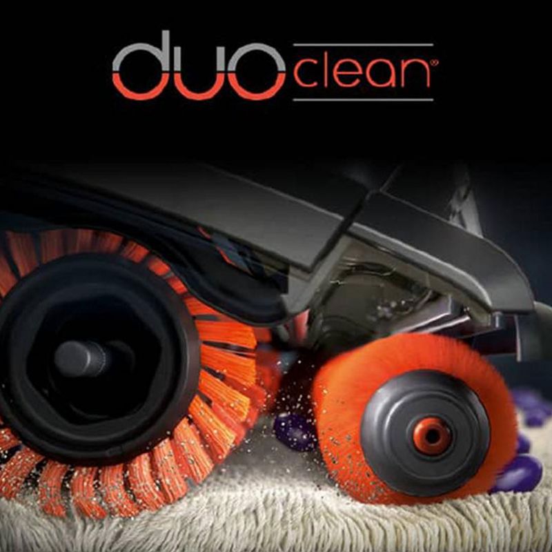 Shark QU202Q DuoClean Lift Away Speed Bagless Upright HEPA Vacuum Cleaner w/ Self Cleaning Brush for Carpet & Hard Floors, Blue(Certified Refurbished)