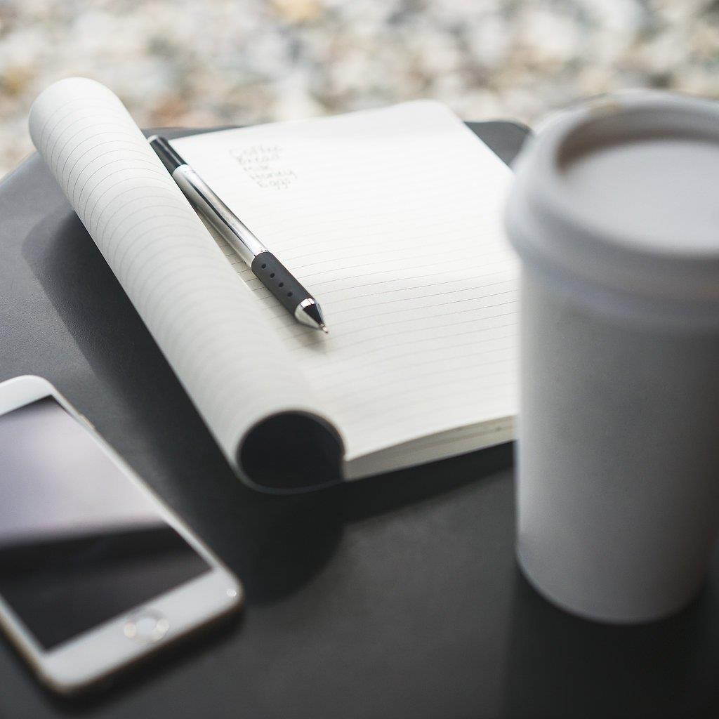 Northbooks A5 Softcover Writing Notebooks: Bullet Journal Notebook/Diary / Notepad for School, Work, Travel or Personal Use - 144 Pages - 5.81" x 8.25" Cream Dotted Grid Paper - Gray Cover, 2 Pack