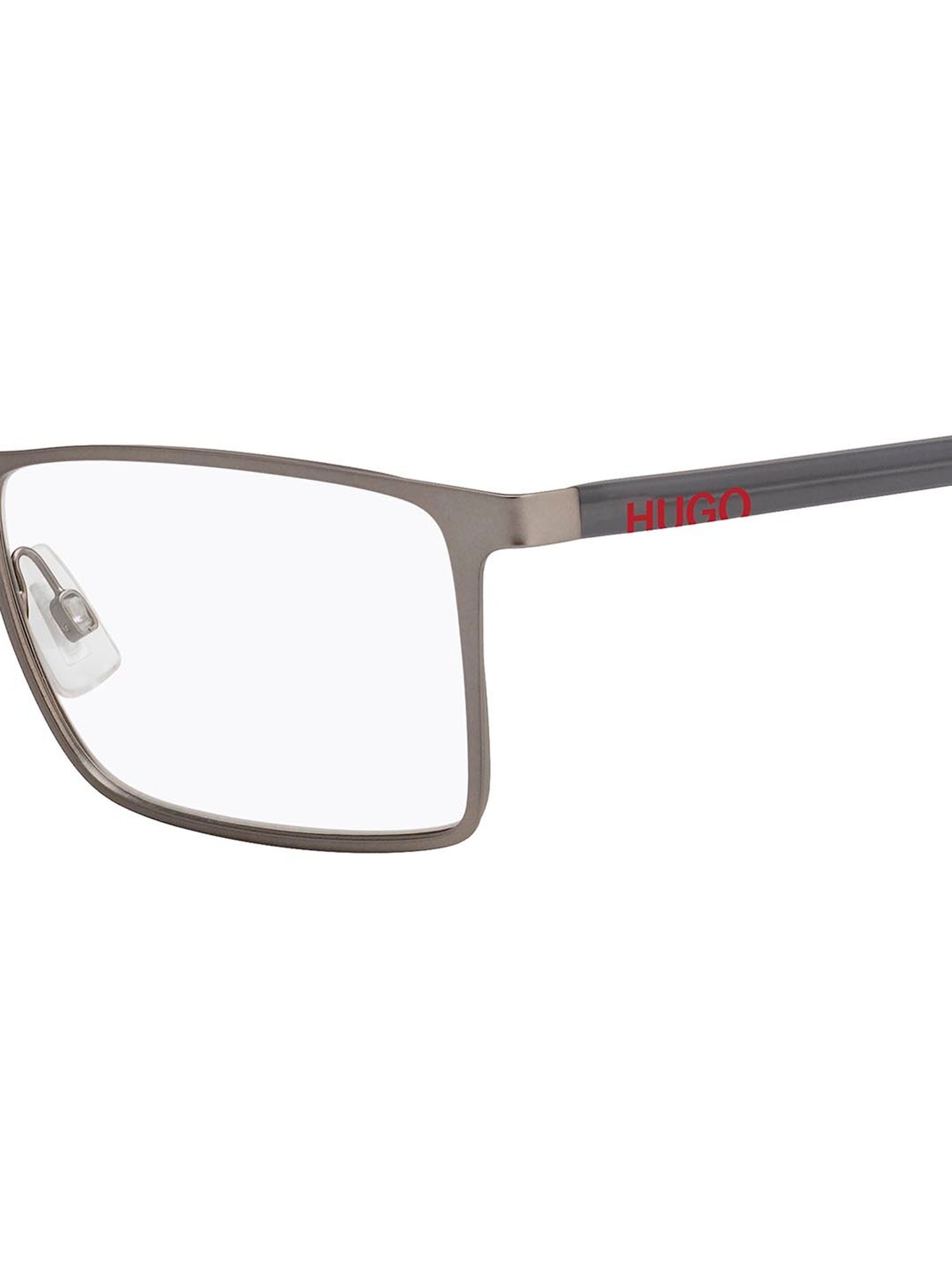 HUGO Brown Rectangular Eye Frames for Men