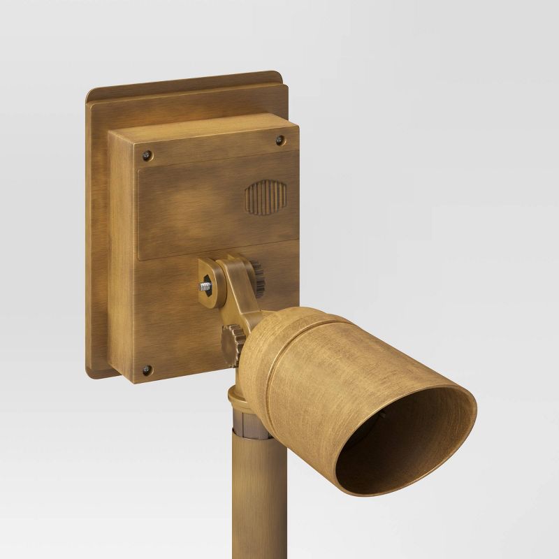 Lumen LED Spotlight Antique Brass - Smith & Hawken™