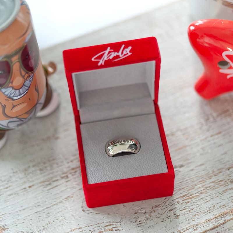Nerd Block Stan Lee Excelsior Replica Ring Limited Edition Box