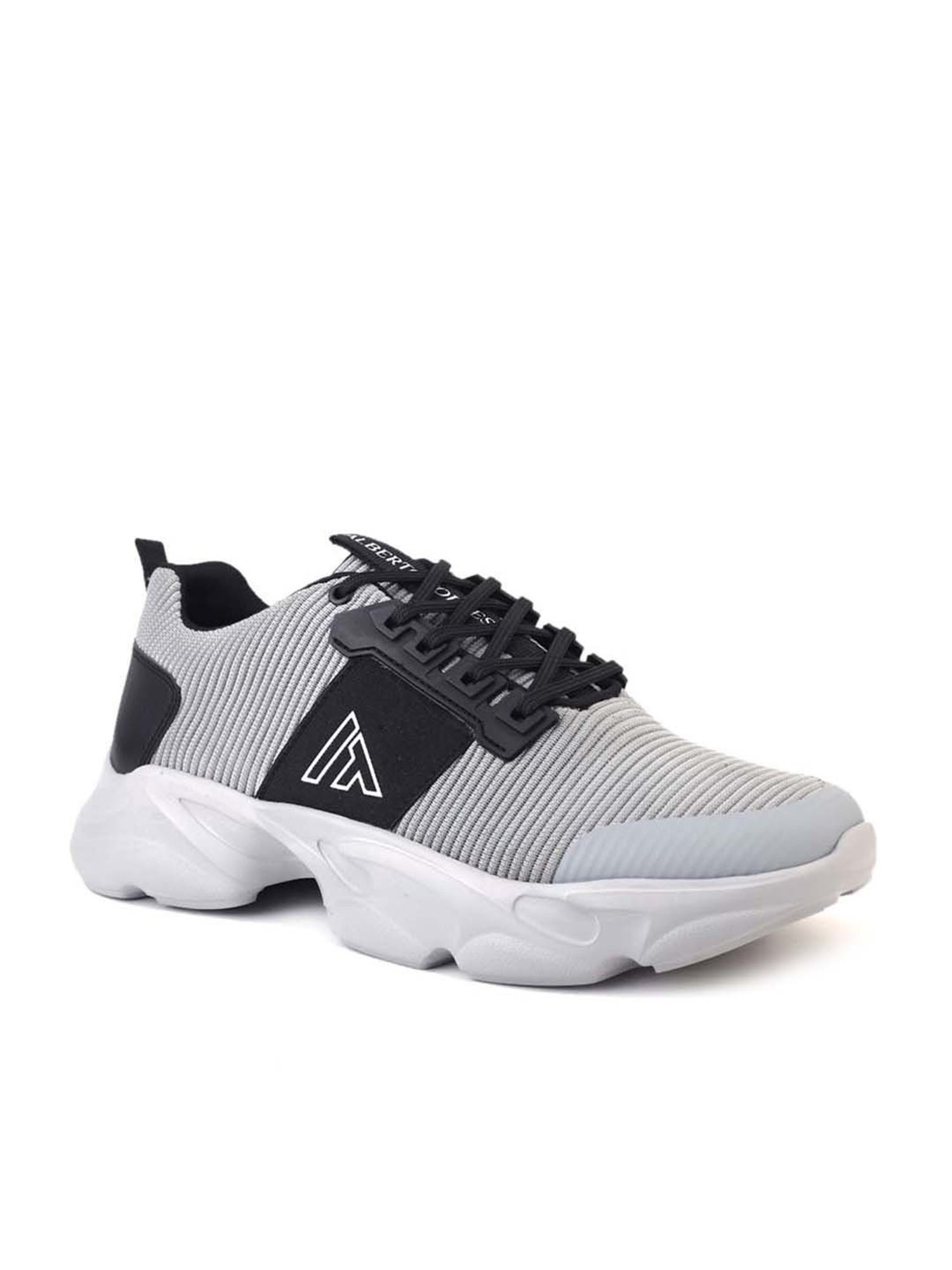 Alberto Torresi Men's Grey Running Shoes