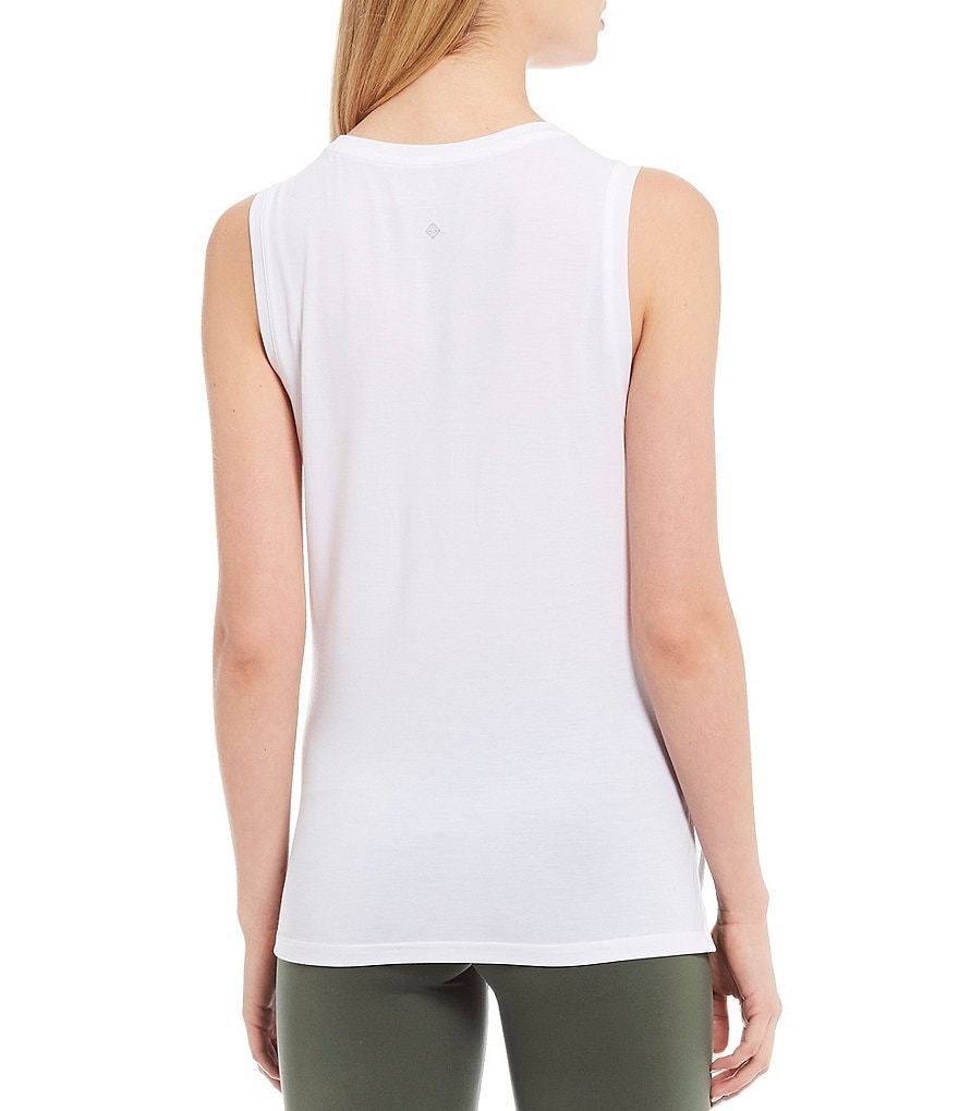 IBKUL Kimmy Print Long Sleeve Mock Neck Active Top