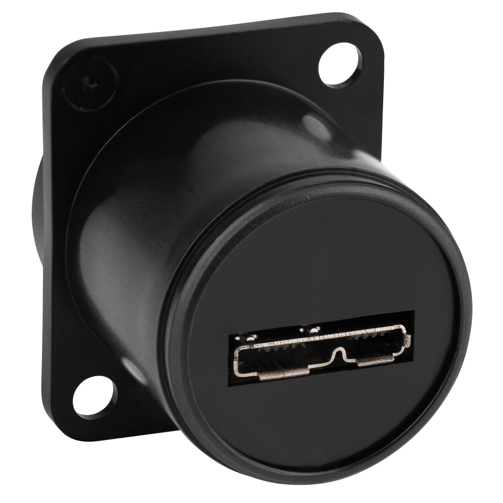 Switchcraft EHUSB3ACAB EH Series USB 3.0 A to Micro USB 3.0 AB Feed Through Conn