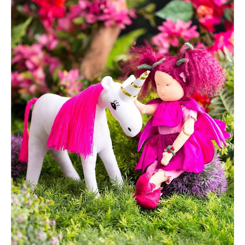 Magic Cabin - Felt Fairy Unicorn Plush Stuffed Animal for Kids Imaginative Play