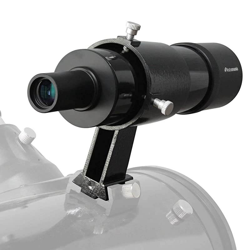 9x50 Finder Scope Black it Provides Both a Bright Image and Comfortable Viewing