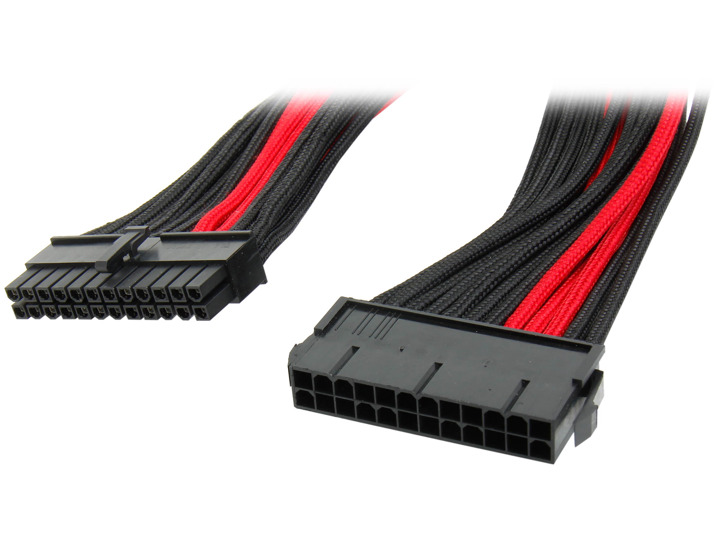 Silverstone PP07-MBBR Motherboard 24pin Connector Sleeved Extension Power Supply Cable