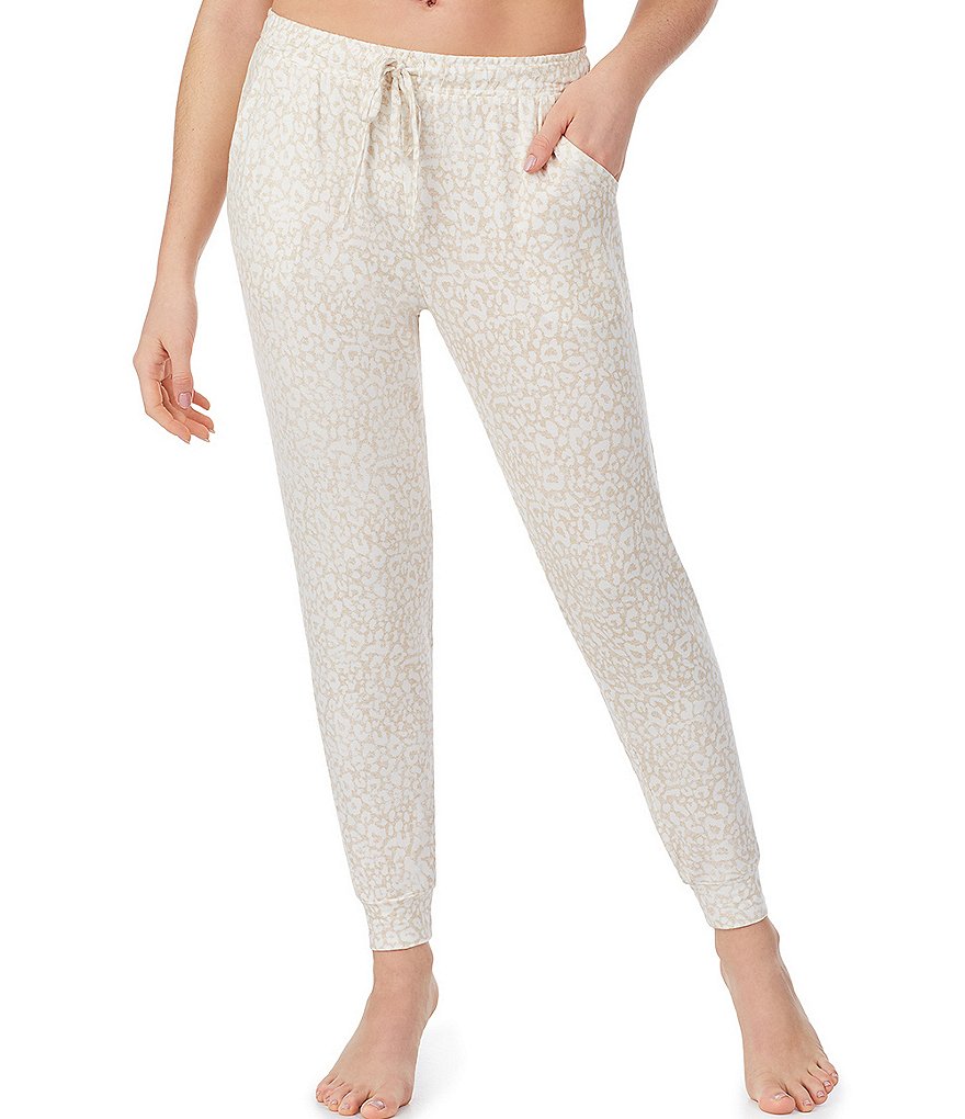 iRelax Printed French Terry Jogger Coordinating Sleep Drawstring Pants