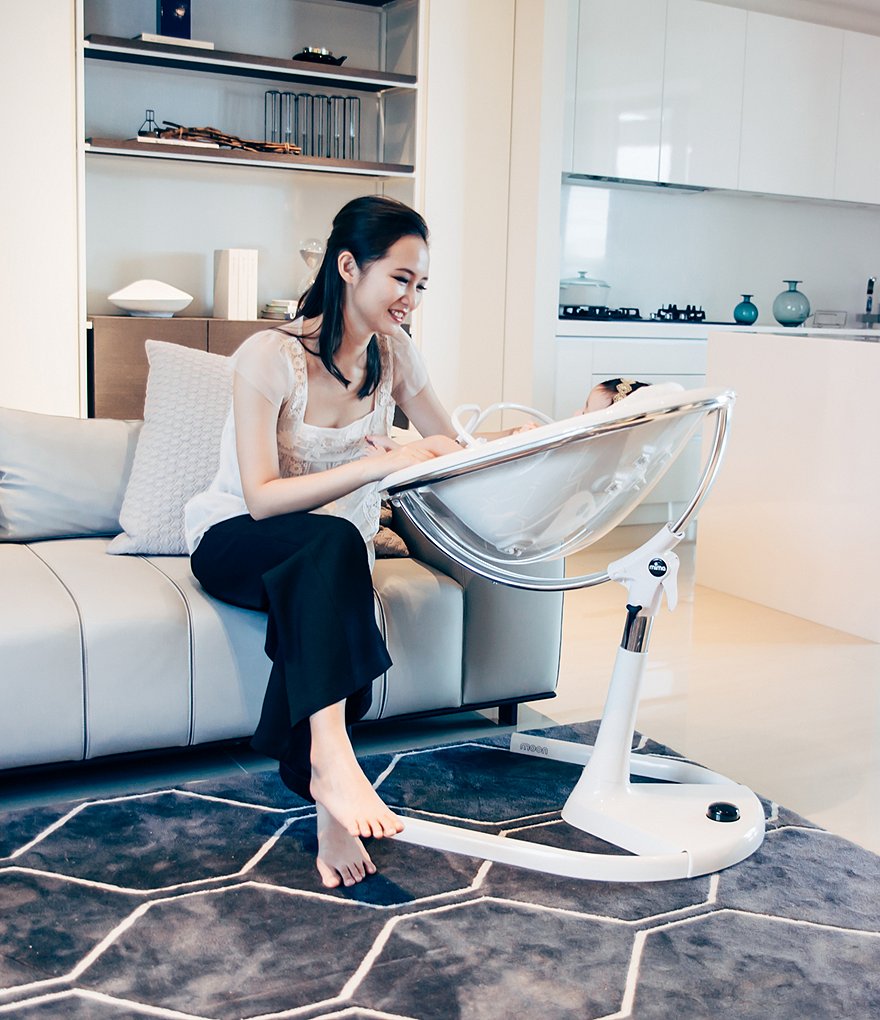 Mima Moon 2G High Chair - White Chair