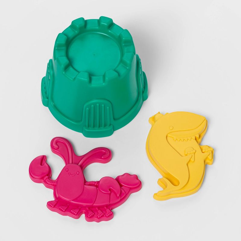 7pc Sand Bucket Set Rainbow - Sun Squad™