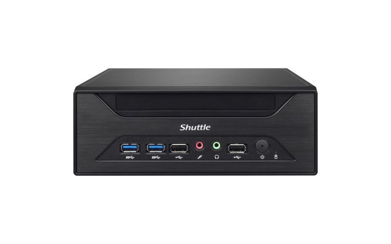 Shuttle XPC XH110 Barebone System Slim PC - Intel H110 Chipset - Socket H4 LGA-1151 - 1 x Processor Support - Black