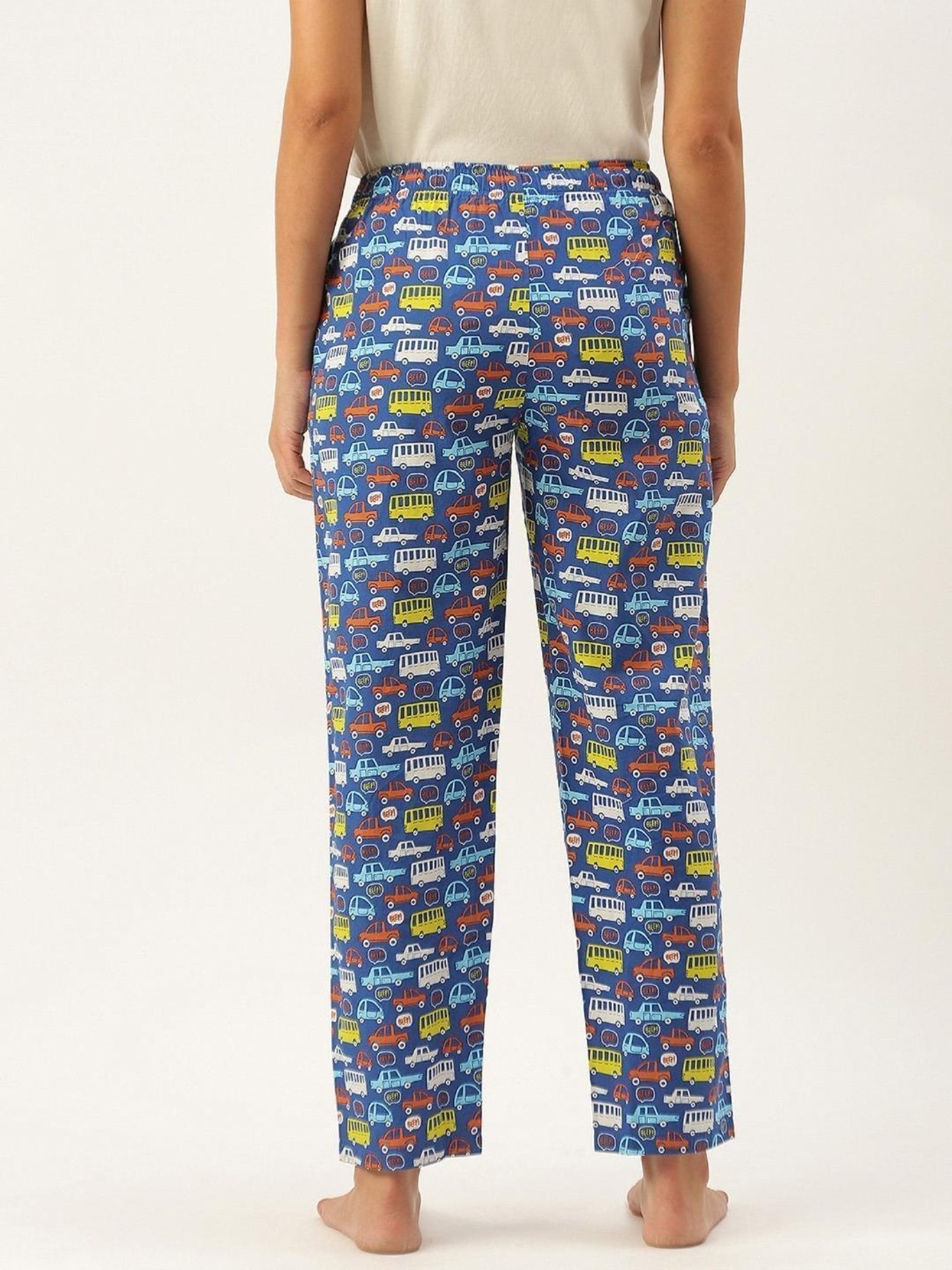 Clt.s Navy Printed Pajamas