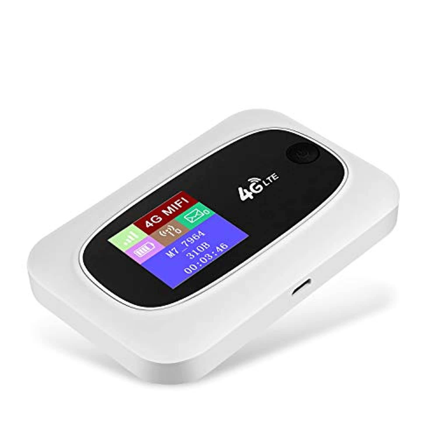 KuWFi High Speed Wireless Pocket Router, 4G Mini LTE Router with SIM Card Slot 4G Mobile WiFi Hotspot for Asia Europe Africa North America Oceania - Global