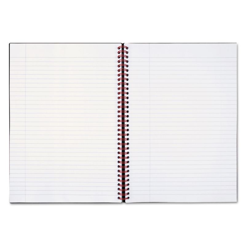 Black n' Red Twin Wire Poly Cover Notebook Legal Rule 11 3/4 x 8 1/4 70 Sheets E67008