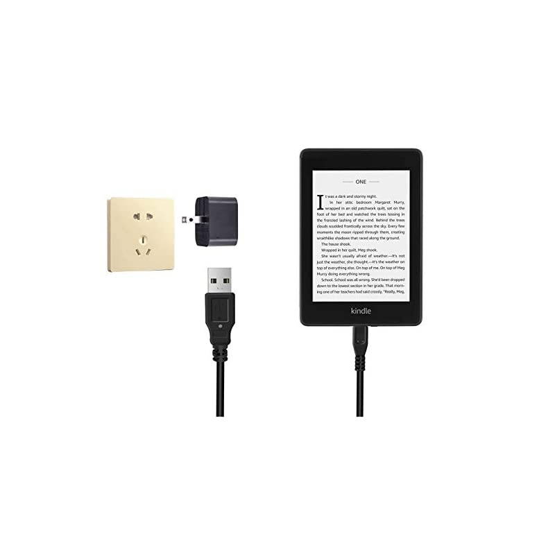 Kindle Fire Charger,  5V 2A USB Charger Power Adapter with 3-Feet Micro-USB Cable for  Fire Tablets and Kindle eReaders,Micro-USB Charged Tablets and Phones