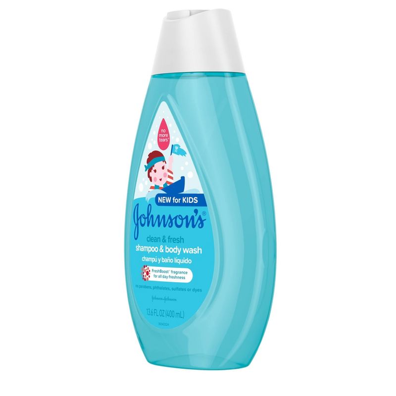 Johnson's Kids Clean and Fresh Shampoo and Wash - 13.6 fl oz