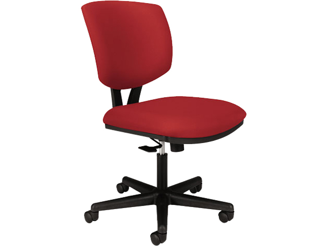 HON H5701.GA42.T 5700 Series Volt Seating Task Chair - Black Frame - 19.3" x 25.8" x 40.0" - Crimson Red Seat