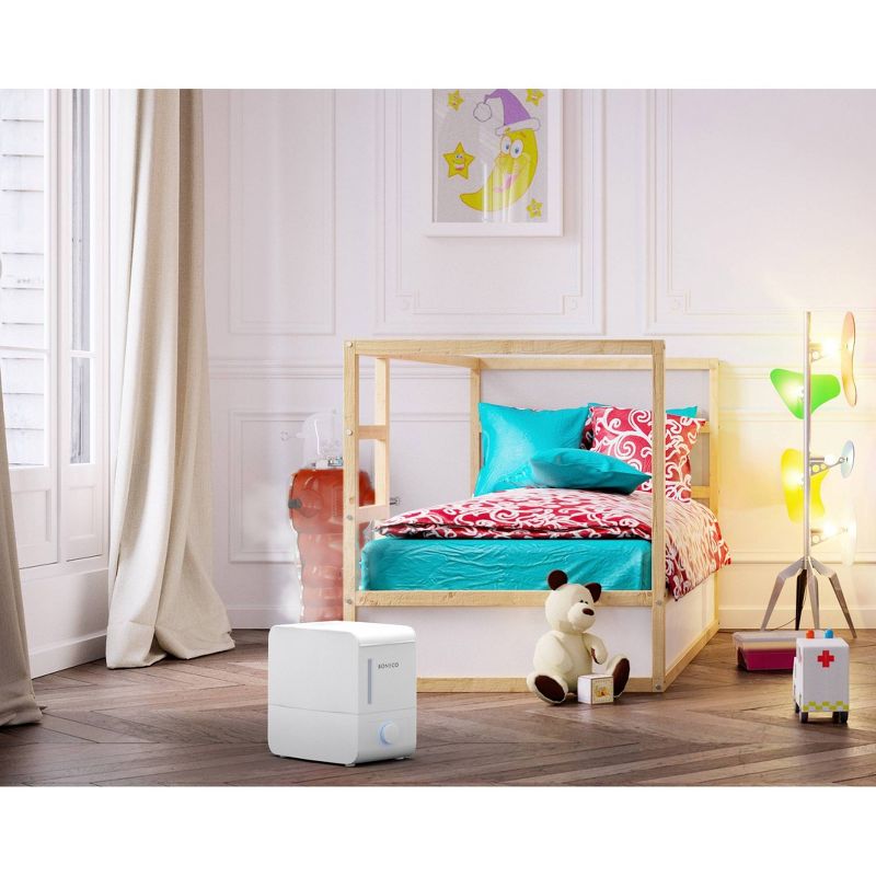 BONECO S250 Steam Humidifier With Integrated Hygrometer And Conveience Cleaning Mode