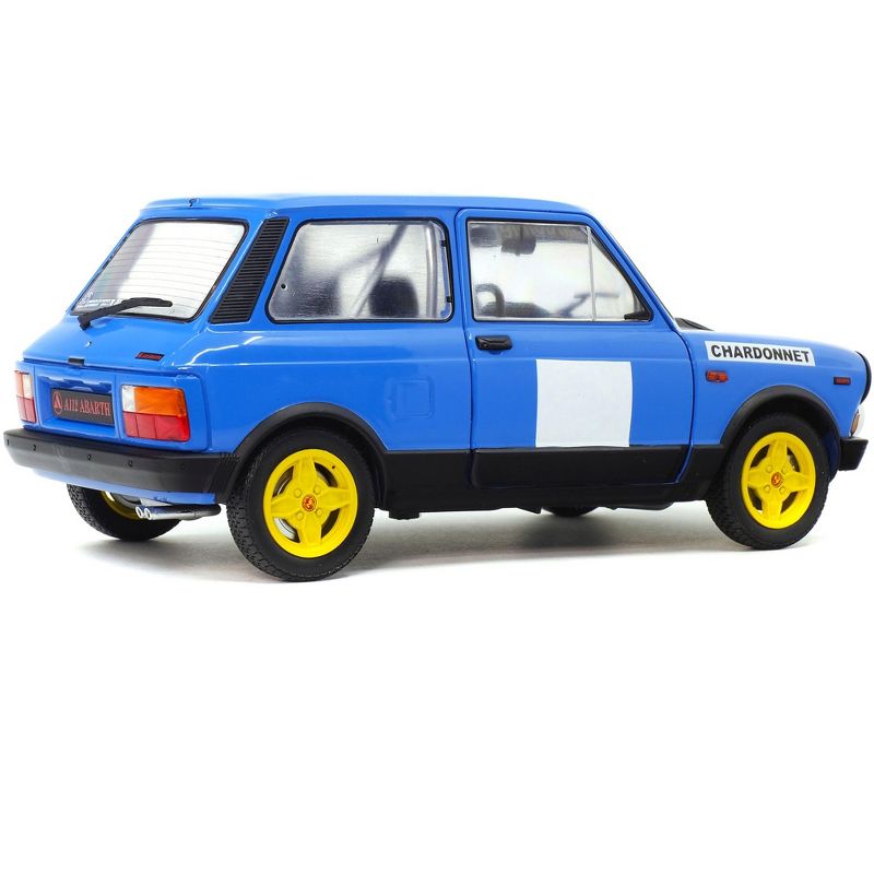 1980 Autobianchi A112 Abarth Blue "Chardonnet" Rally Car 1/18 Diecast Model Car by Solido