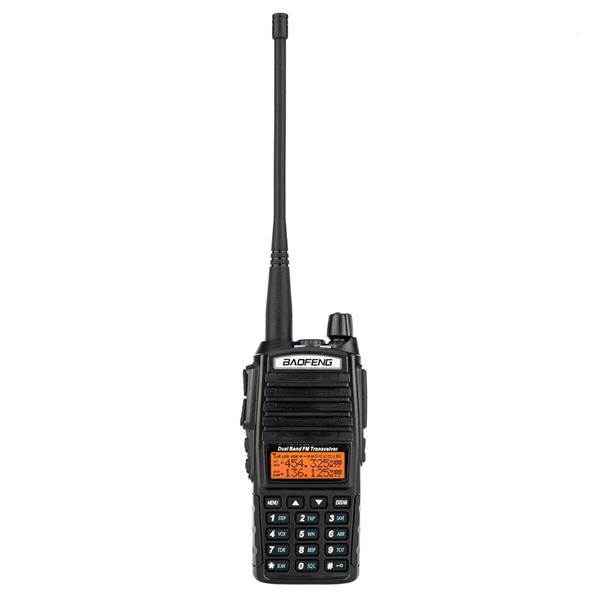 UV82 Dual Band Dual Standby Dual Display 5W Handheld Two Way Radio Walkie Talkie Black