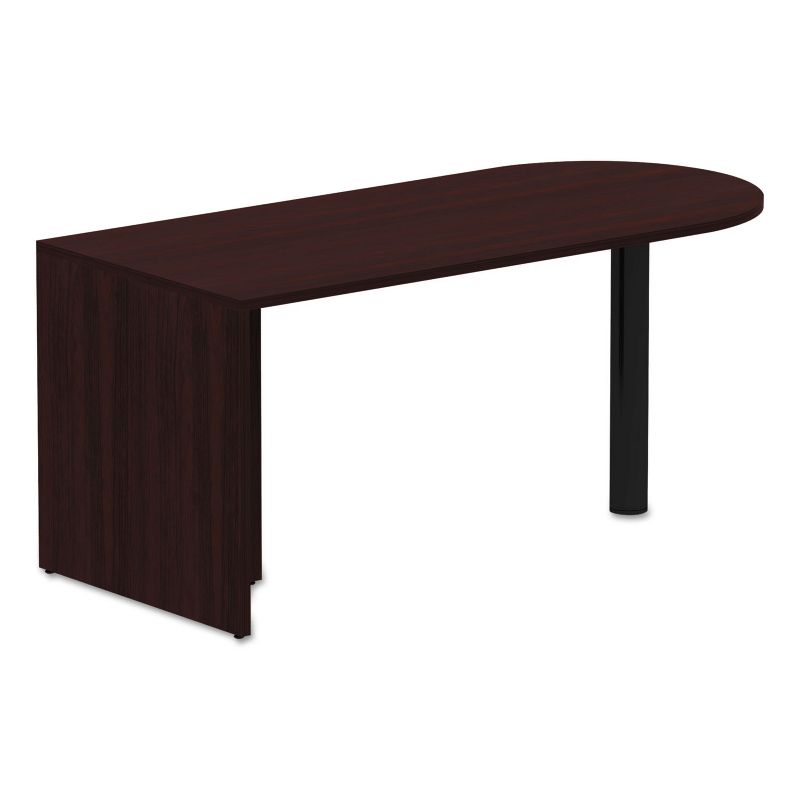 Alera Valencia Series D-Top Desk 65w x 29.53d x 29.53h Mahogany VA276630MY