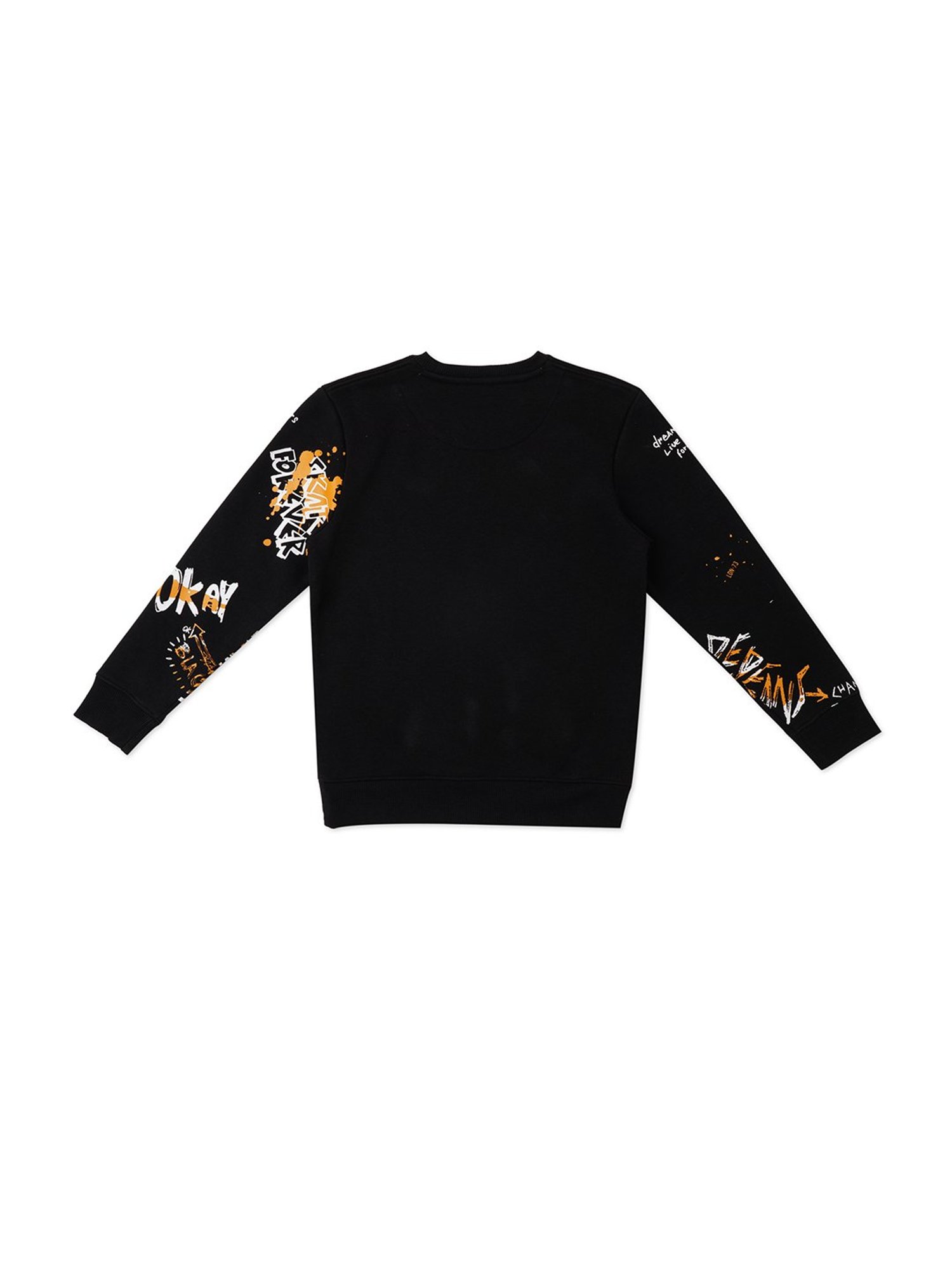 Pepe Jeans Kids Black Printed Sweatshirt