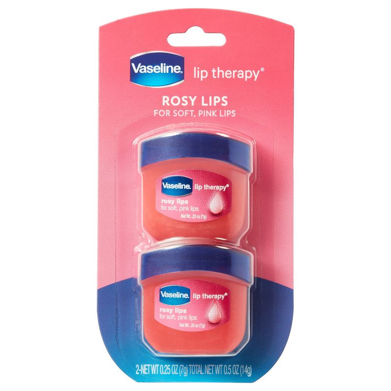 Vaseline Lip Therapy Rosy Lips Twin Pack - 2ct/0.5oz