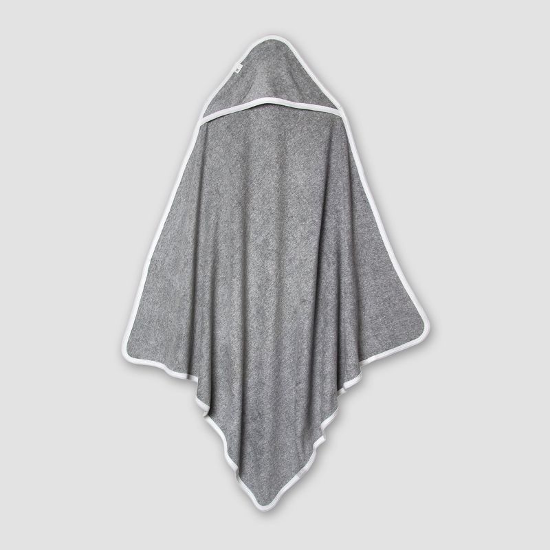 Burt's Bees Baby® Organic Cotton Hooded Towel - Heather Gray