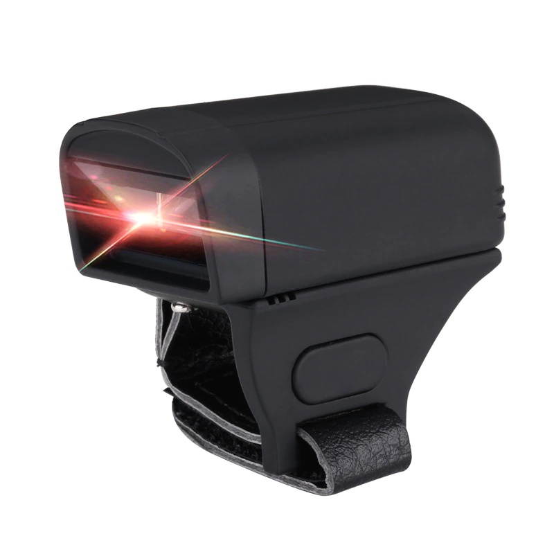 Wireless laser Small Wearable 1D bluetooth Ring Barcode Scanner reader