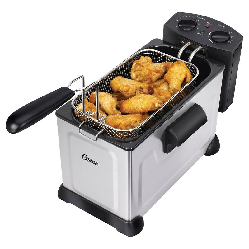 Oster 3.7qt Deep Fryer - Stainless Steel CKSTDFZM37