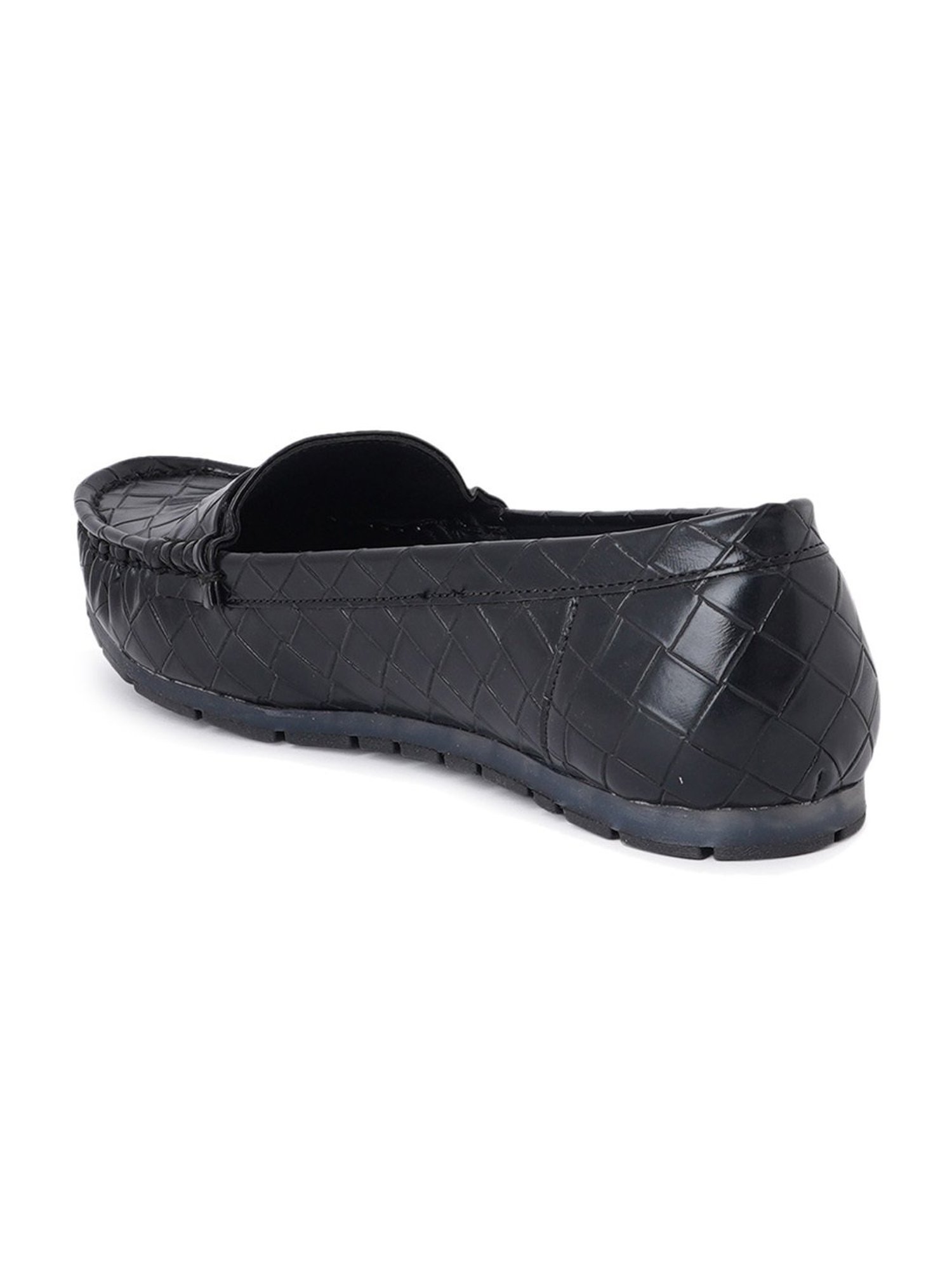 Scentra Women's Black Casual Loafers