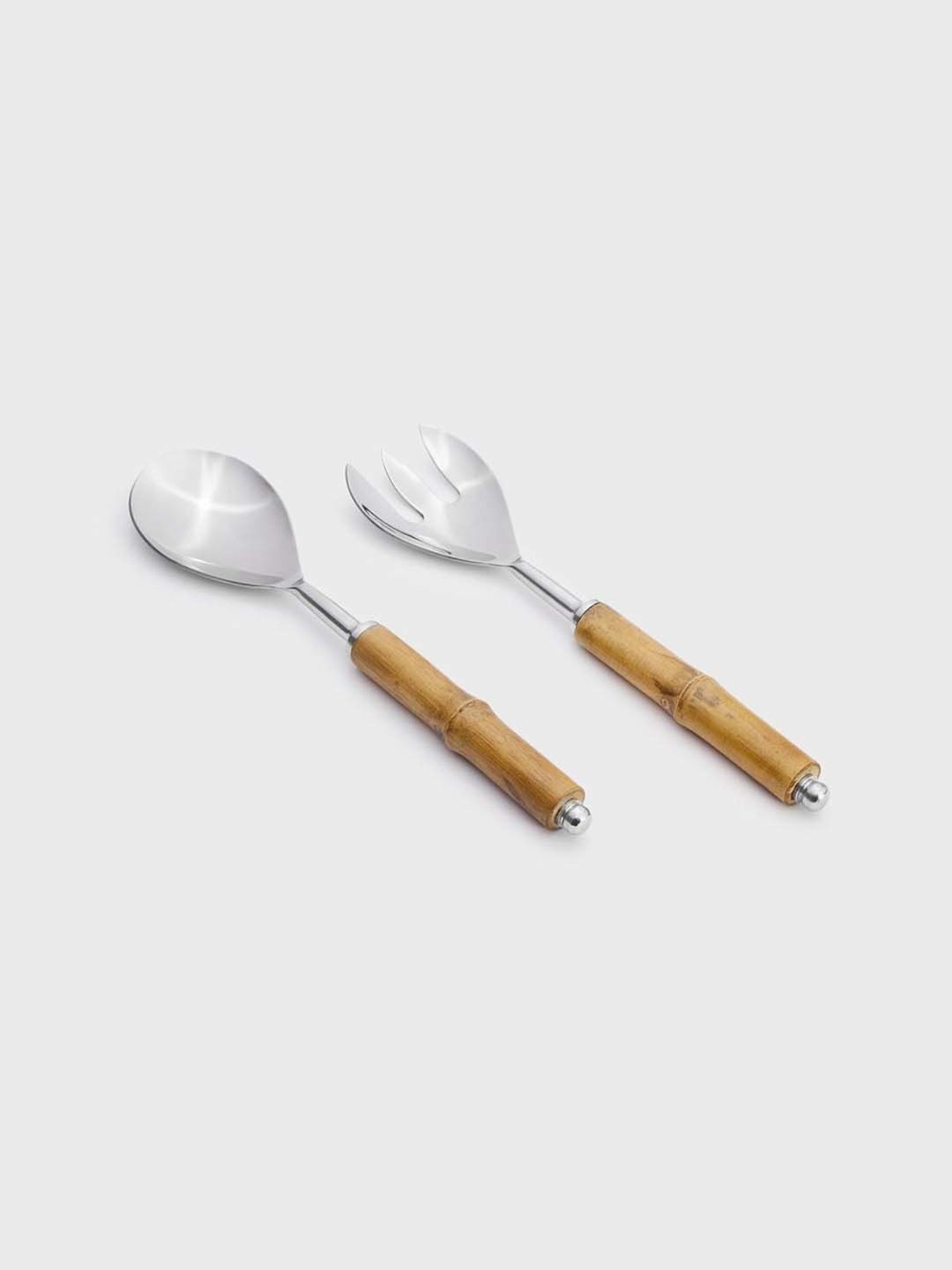 Fabindia Gulab Khus Silver Metal 1 Fork & 1 Spoon