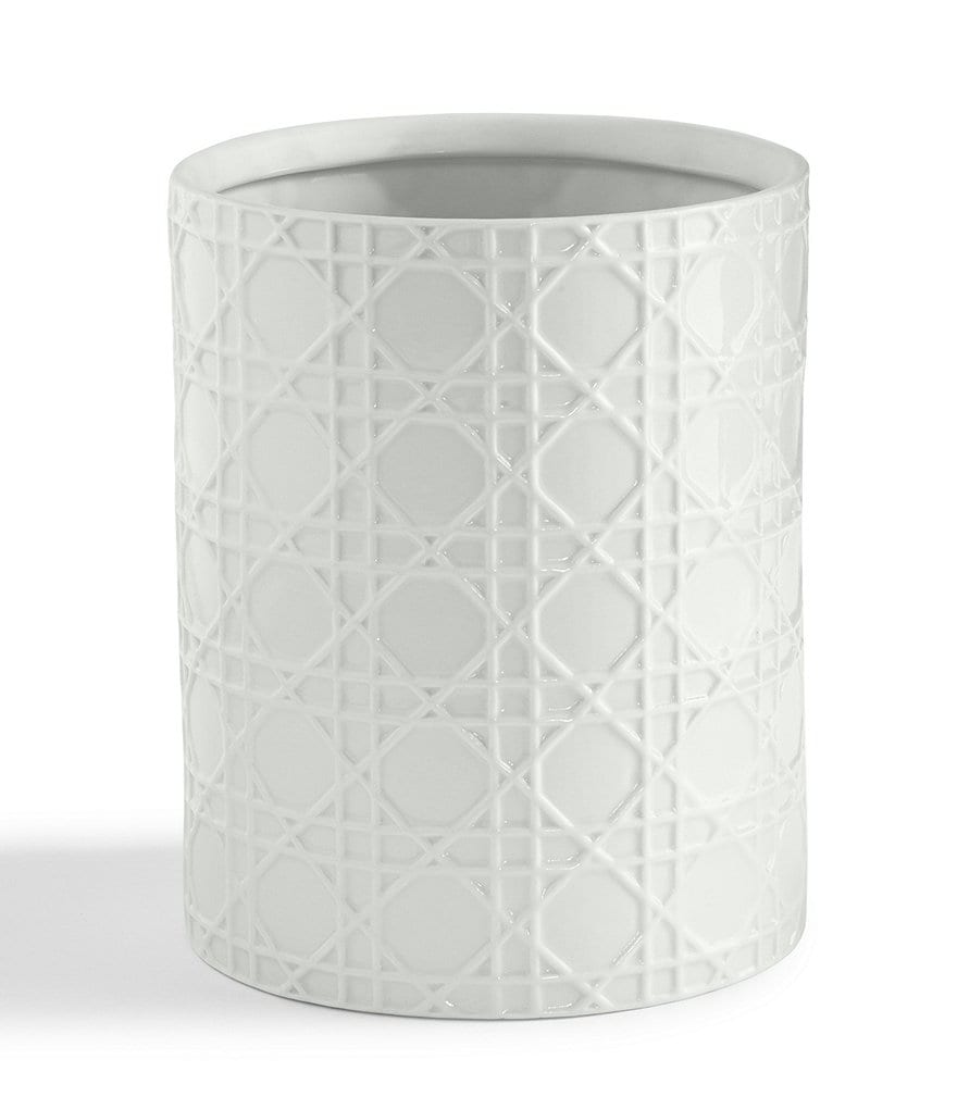 Kassatex Rattan Wastebasket