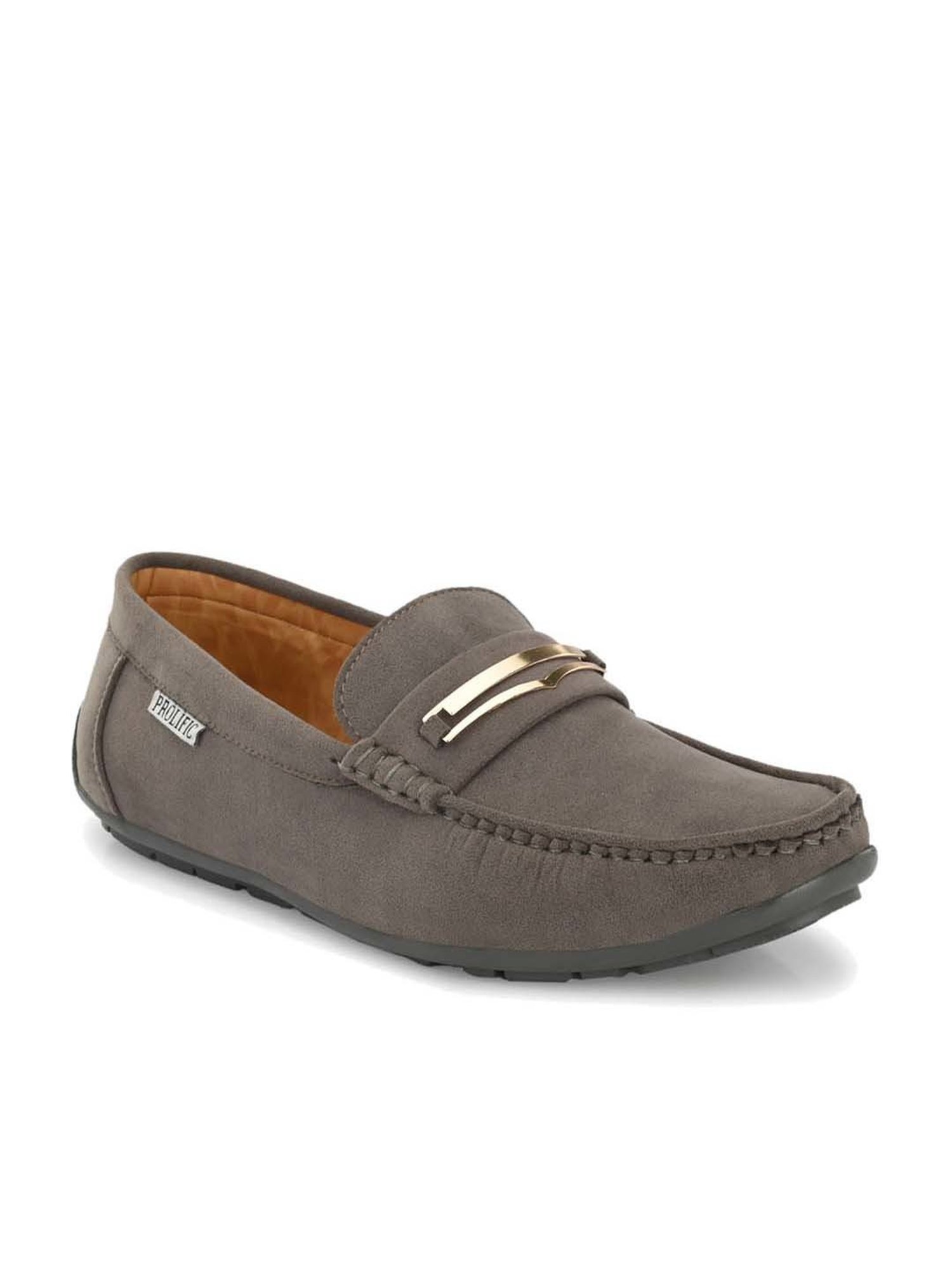 Prolific Men's Dirt Grey Casual Loafers