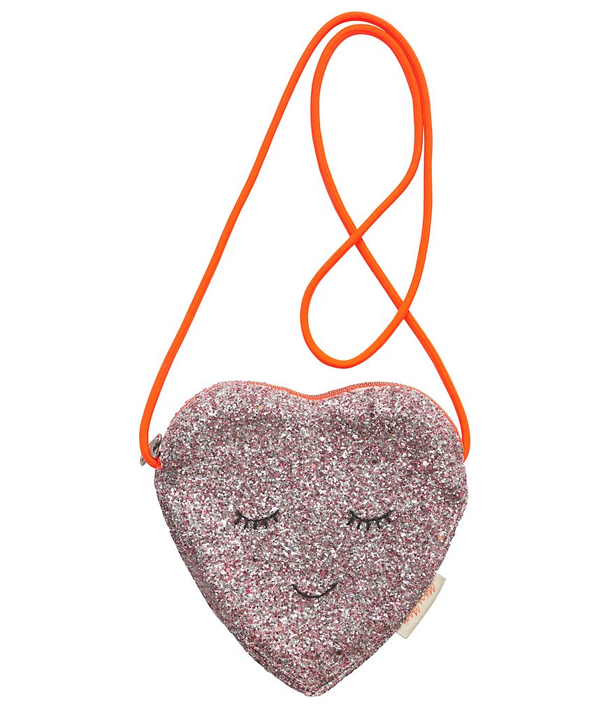 Meri Meri Glitter Heart Crossbody Bag