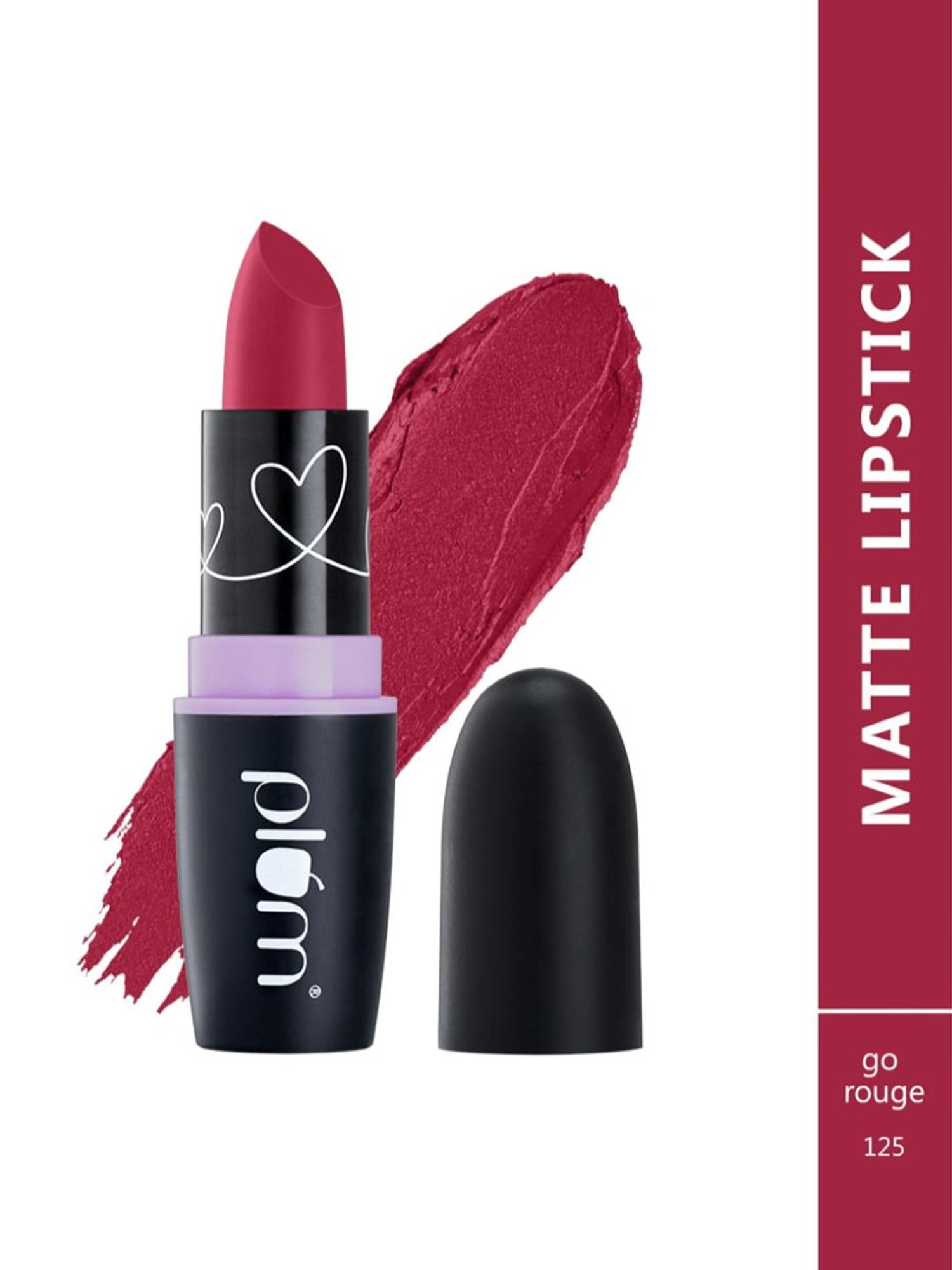 Plum Matterrific Lipstick Go Rouge 125 - 4.2 gm