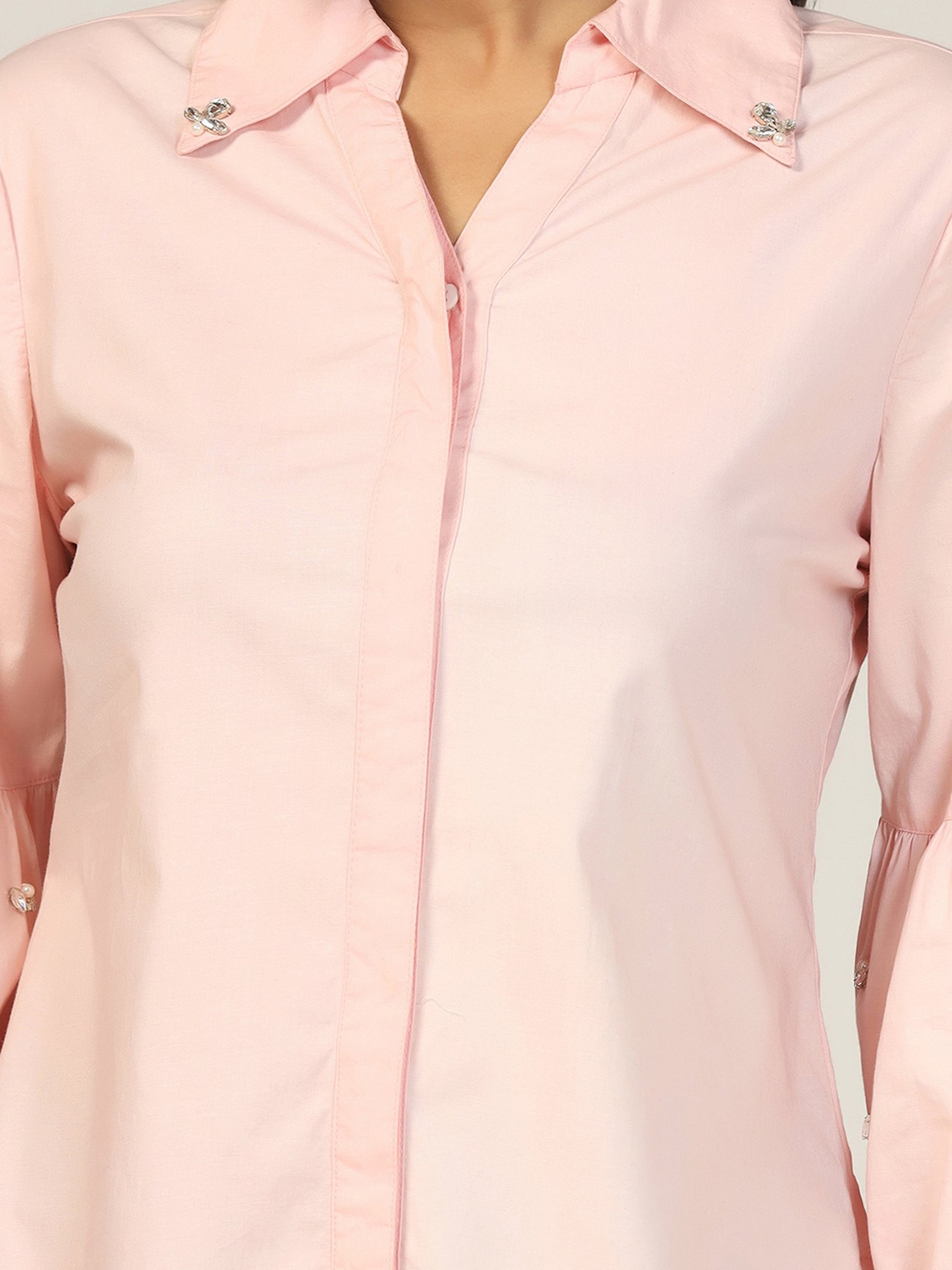 Mustard Peach Regular Fit Shirt