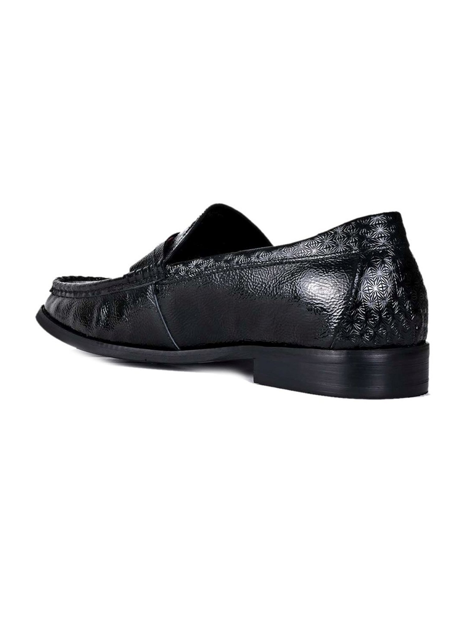 Cobblerz Men's Black Casual Loafers