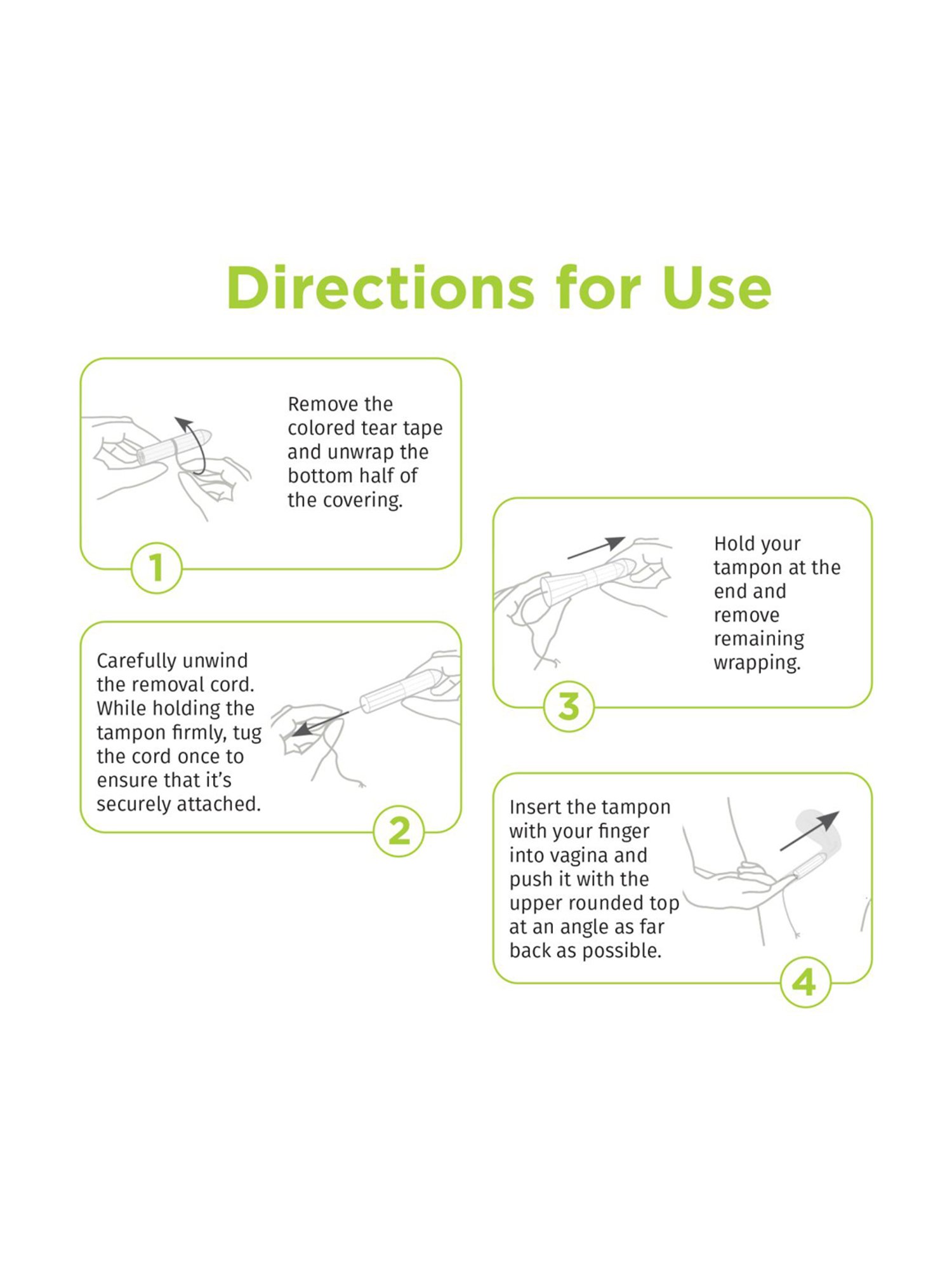 Pee Safe Organic Cotton Tampon (Super) - Pack of 16