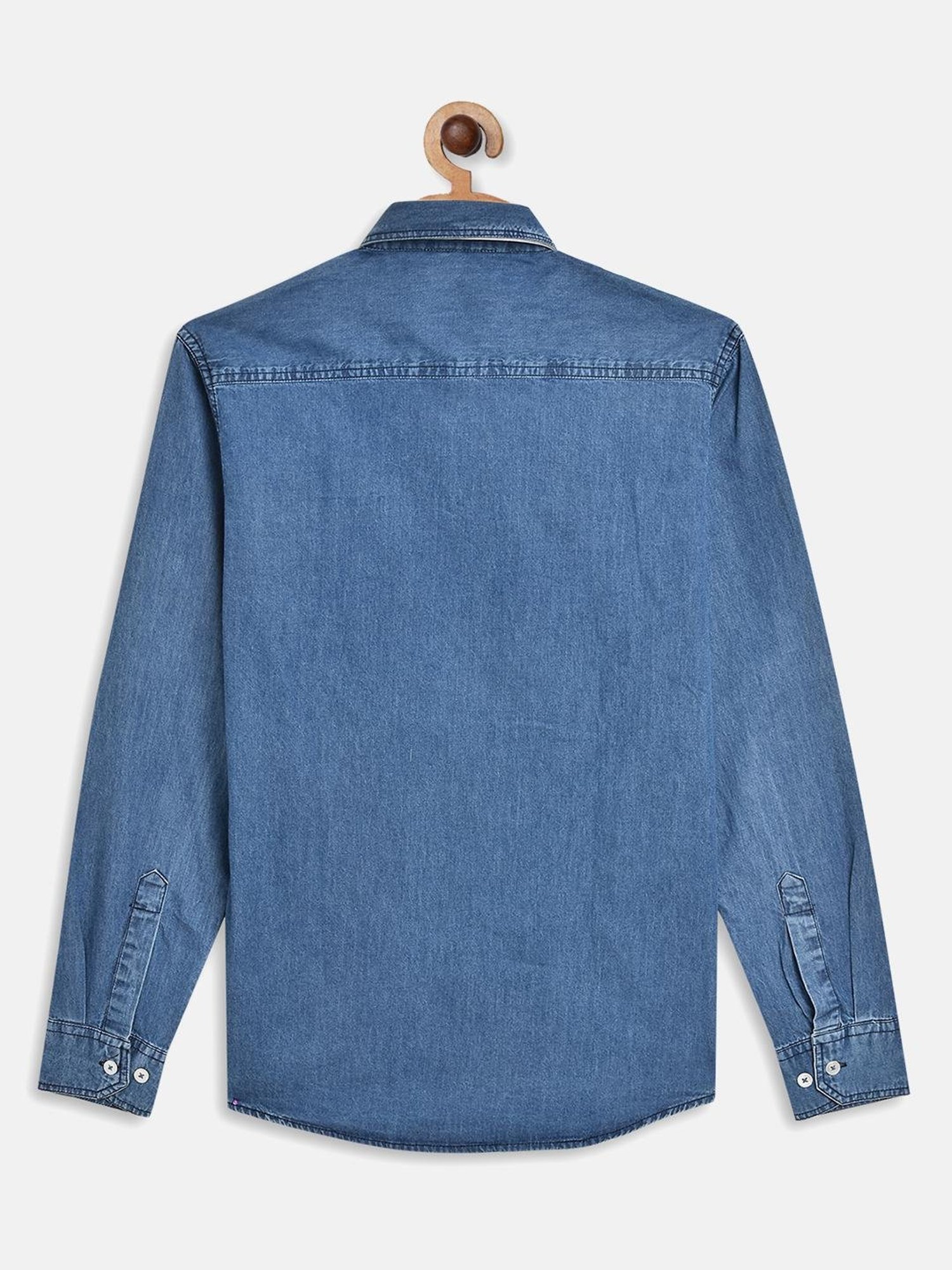 Octave Kids Blue Cotton Shirt