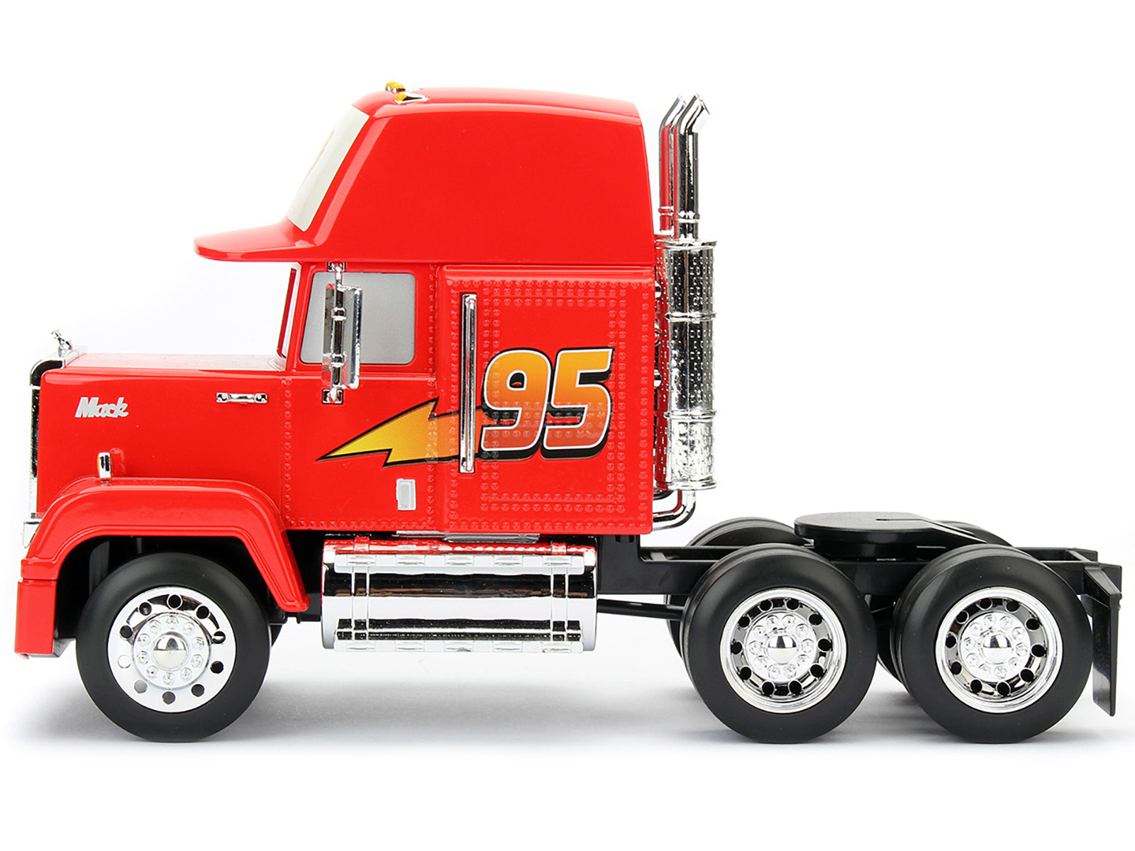 Mack Truck #95 Red "Cars" (2006) Movie "Hollywood Rides" Series Diecast Model Car by Jada